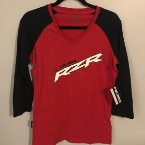 NWT RZR RAGLAND TEE